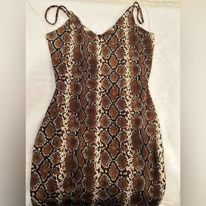 Tiger print dress